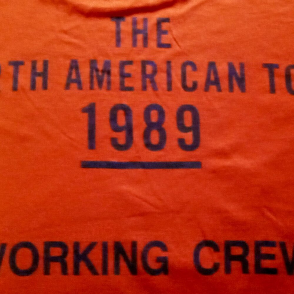 Cool Vintage, The Rolling Stones Steel Wheels Tour Working Crew T-Shirt XL 1989 - Picture 4 of 11